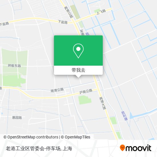 老港工业区管委会-停车场地图