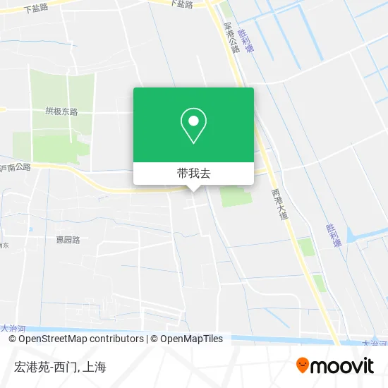 宏港苑-西门地图