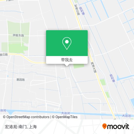 宏港苑-南门地图