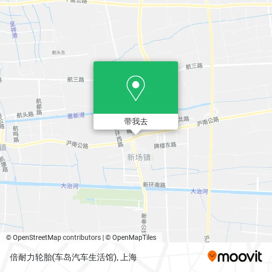 倍耐力轮胎(车岛汽车生活馆)地图