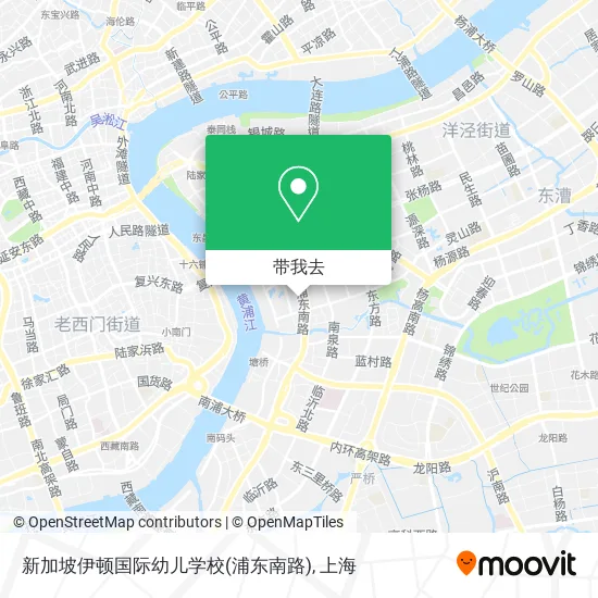 新加坡伊顿国际幼儿学校(浦东南路)地图