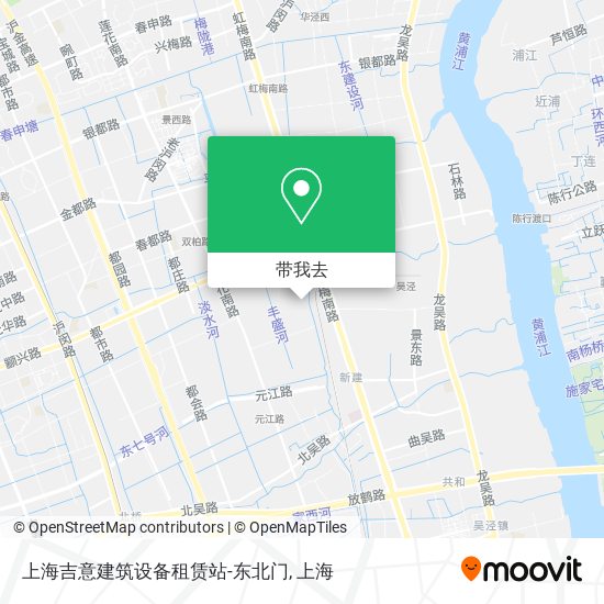 上海吉意建筑设备租赁站-东北门地图