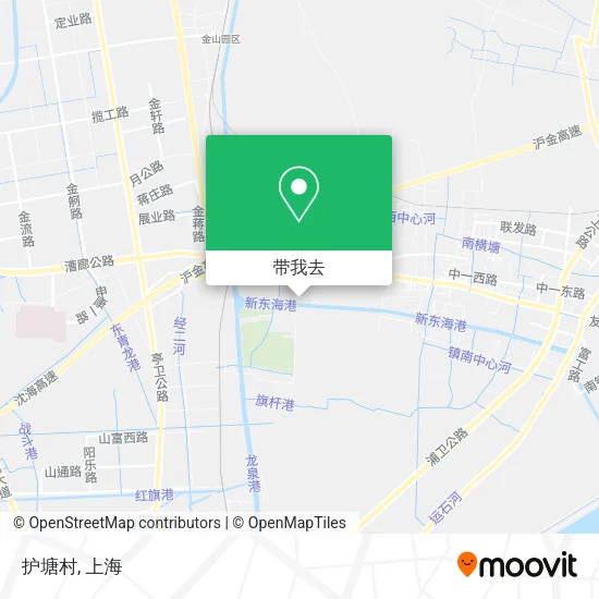 护塘村地图