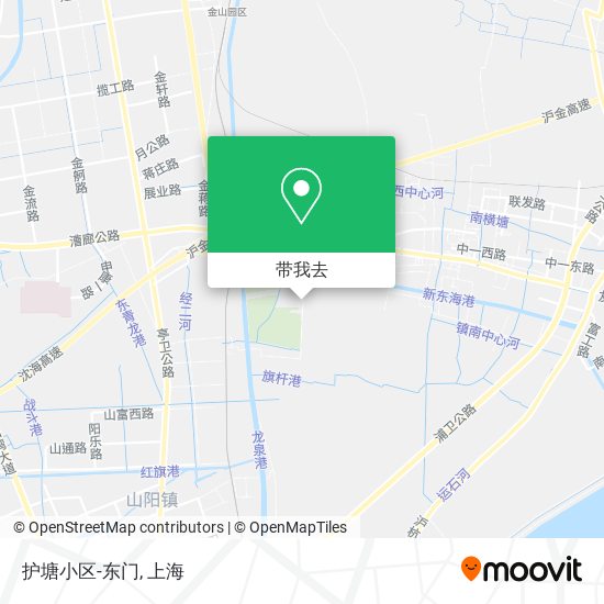 护塘小区-东门地图