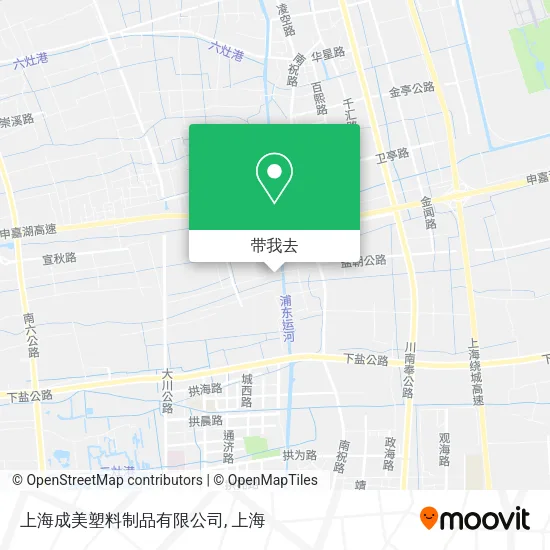 上海成美塑料制品有限公司地图