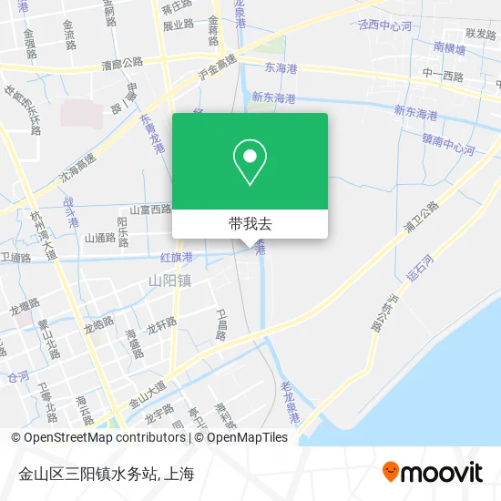 金山区三阳镇水务站地图