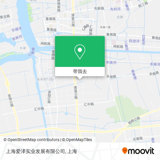 上海爱泽实业发展有限公司地图