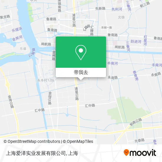 上海爱泽实业发展有限公司地图