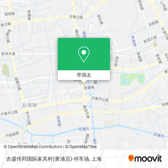 吉盛伟邦国际家具村(青浦店)-停车场地图