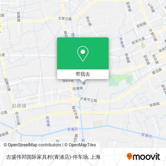 吉盛伟邦国际家具村(青浦店)-停车场地图