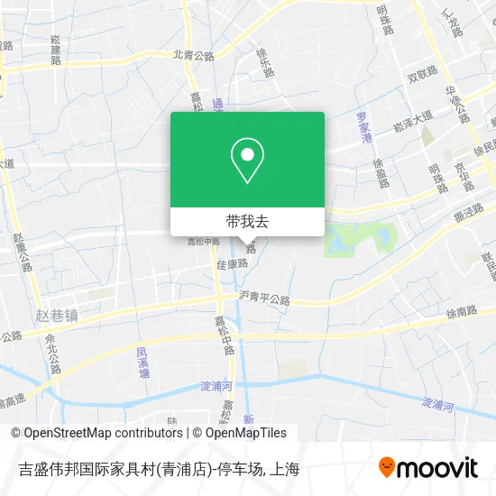 吉盛伟邦国际家具村(青浦店)-停车场地图