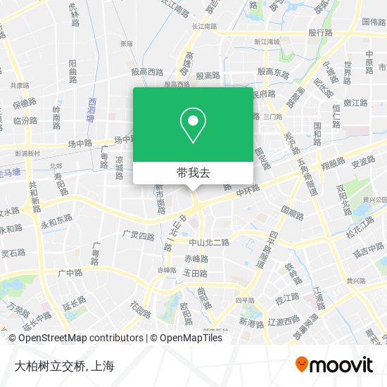 大柏树立交桥地图