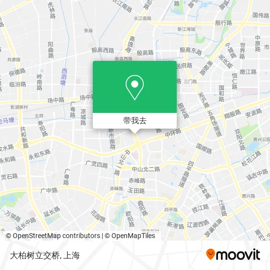 大柏树立交桥地图