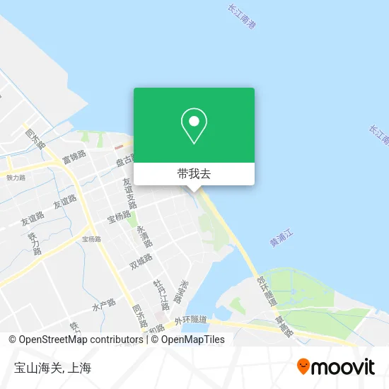 宝山海关地图