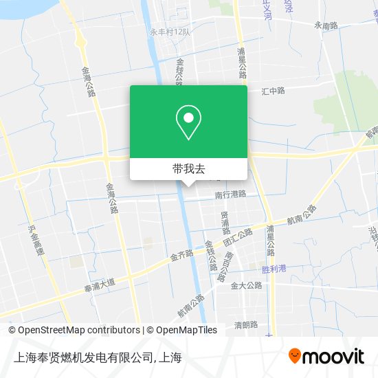 上海奉贤燃机发电有限公司地图