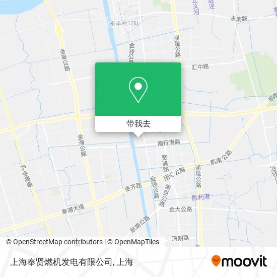 上海奉贤燃机发电有限公司地图