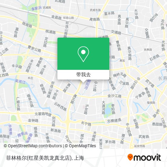 菲林格尔(红星美凯龙真北店)地图