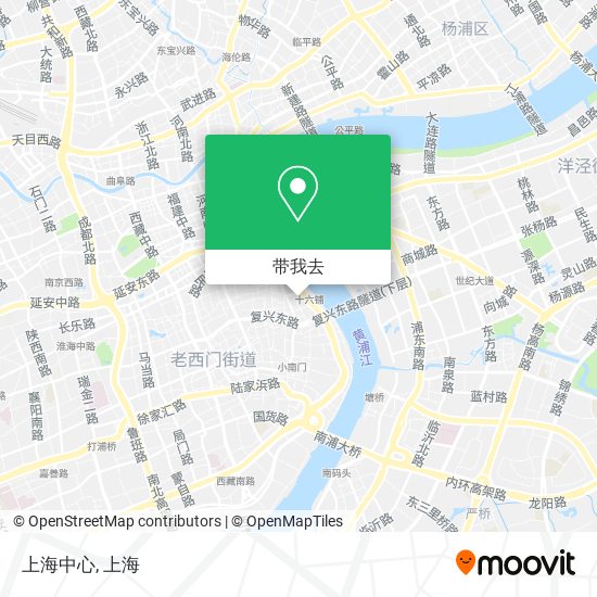上海中心地图