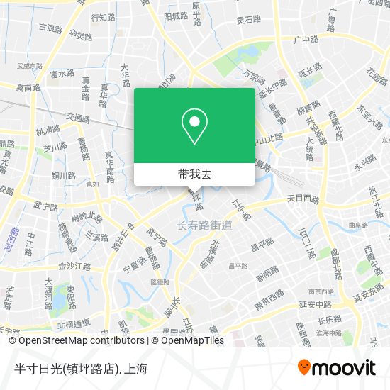 半寸日光(镇坪路店)地图