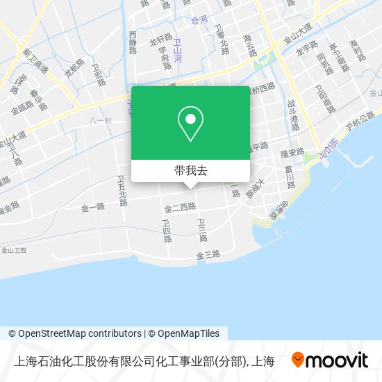 上海石油化工股份有限公司化工事业部(分部)地图