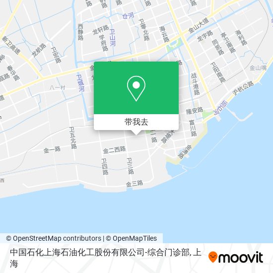 中国石化上海石油化工股份有限公司-综合门诊部地图