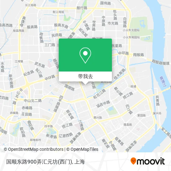 国顺东路900弄汇元坊(西门)地图