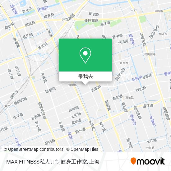 MAX FITNESS私人订制健身工作室地图