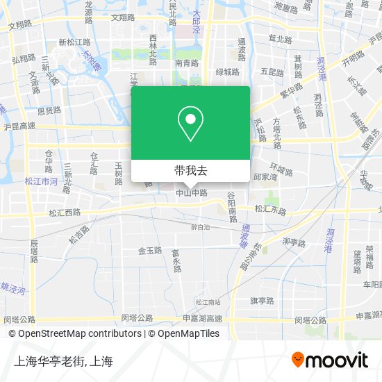 上海华亭老街地图