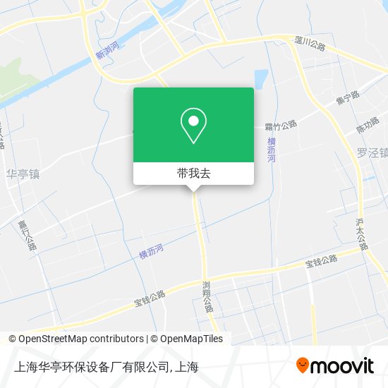 上海华亭环保设备厂有限公司地图