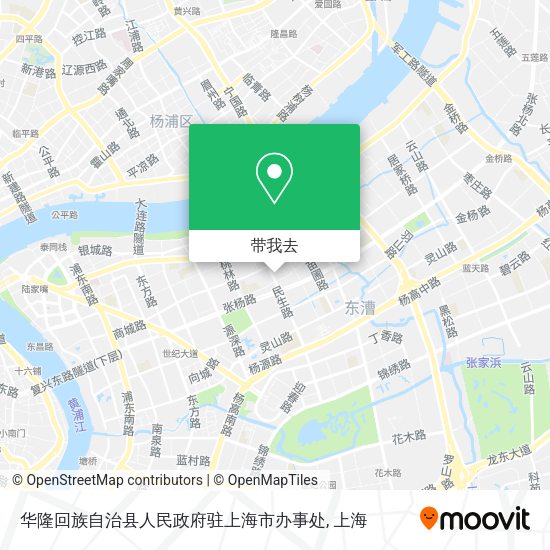 华隆回族自治县人民政府驻上海市办事处地图