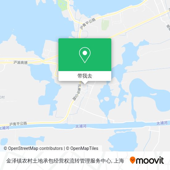 金泽镇农村土地承包经营权流转管理服务中心地图