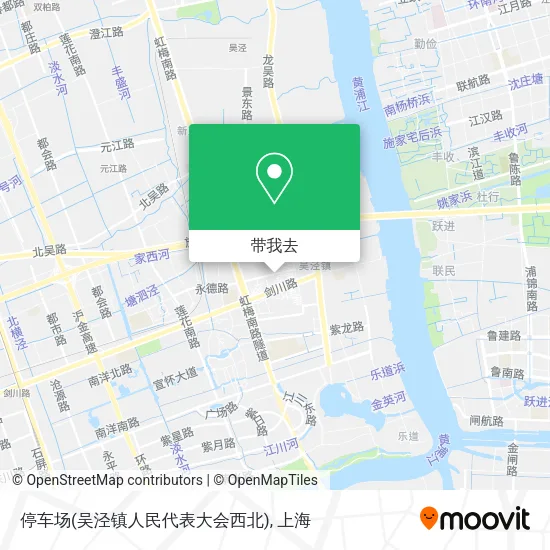停车场(吴泾镇人民代表大会西北)地图