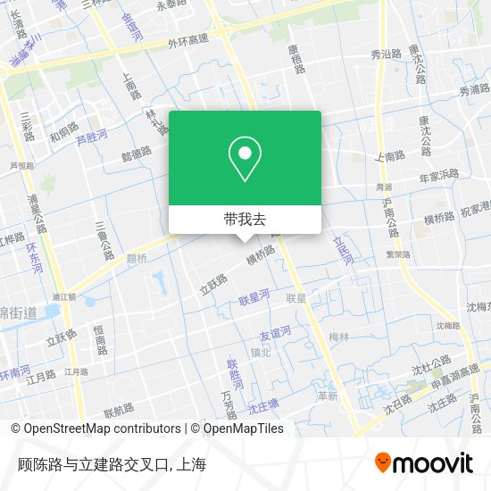 顾陈路与立建路交叉口地图