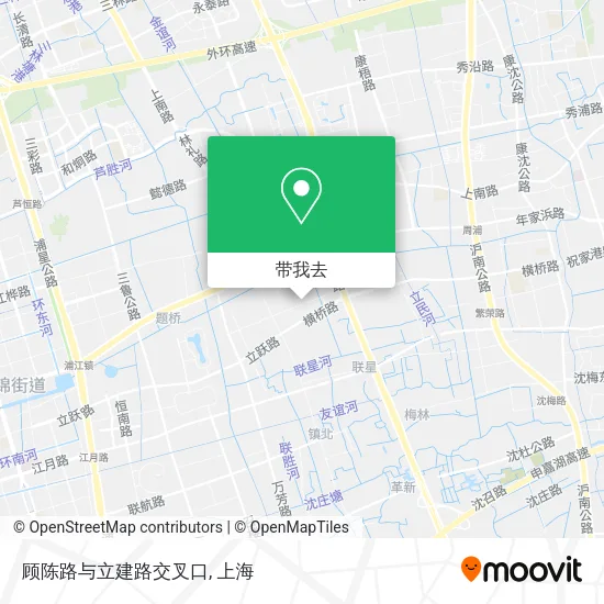 顾陈路与立建路交叉口地图