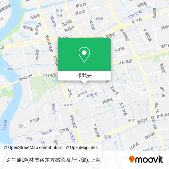 途牛旅游(林展路东方懿德城营业部)地图