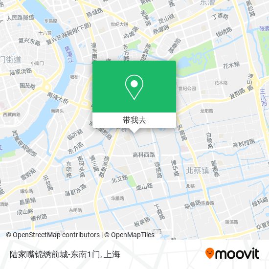 陆家嘴锦绣前城-东南1门地图