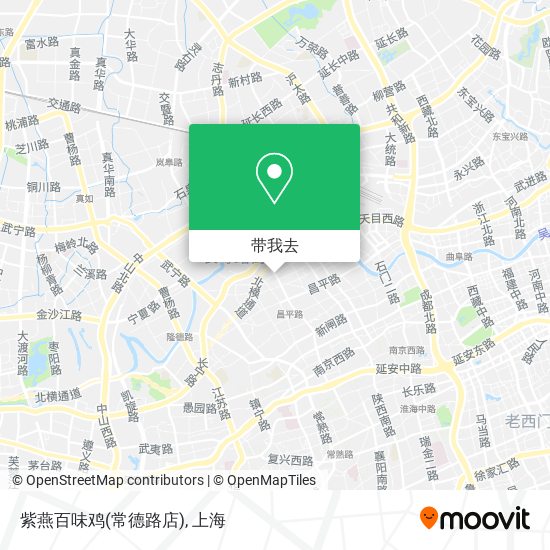 紫燕百味鸡(常德路店)地图