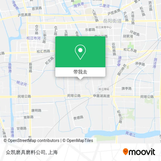 众凯磨具磨料公司地图