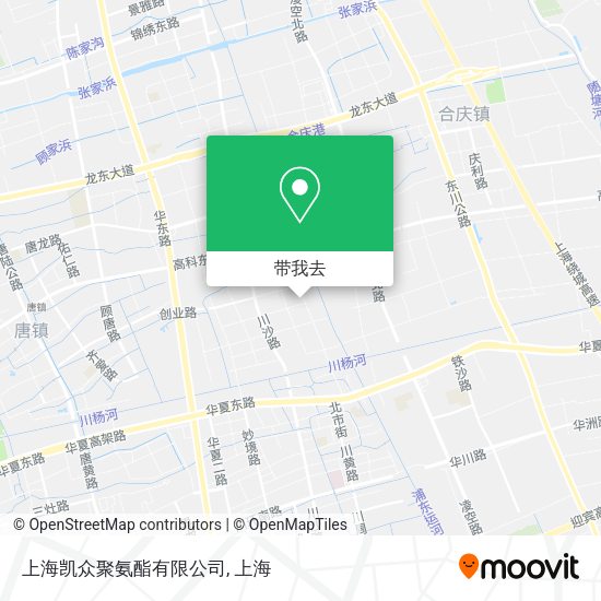 上海凯众聚氨酯有限公司地图