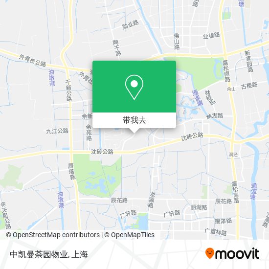 中凯曼荼园物业地图