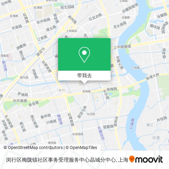 闵行区梅陇镇社区事务受理服务中心晶城分中心地图