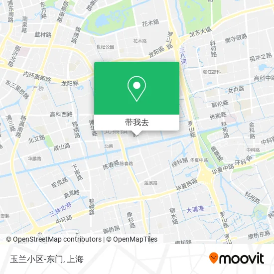 玉兰小区-东门地图
