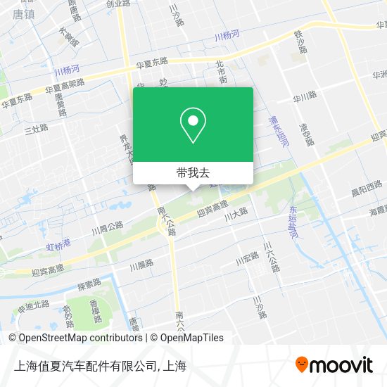 上海值夏汽车配件有限公司地图