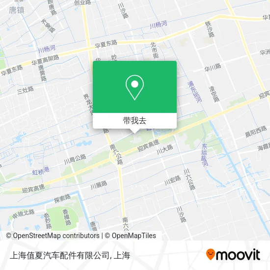 上海值夏汽车配件有限公司地图