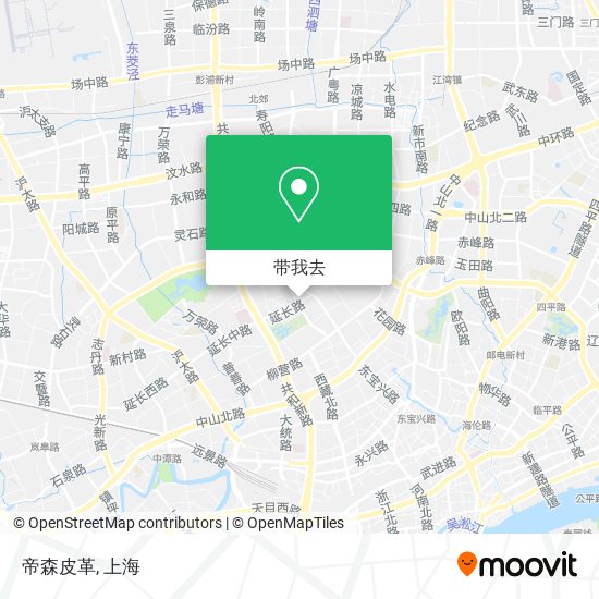 帝森皮革地图