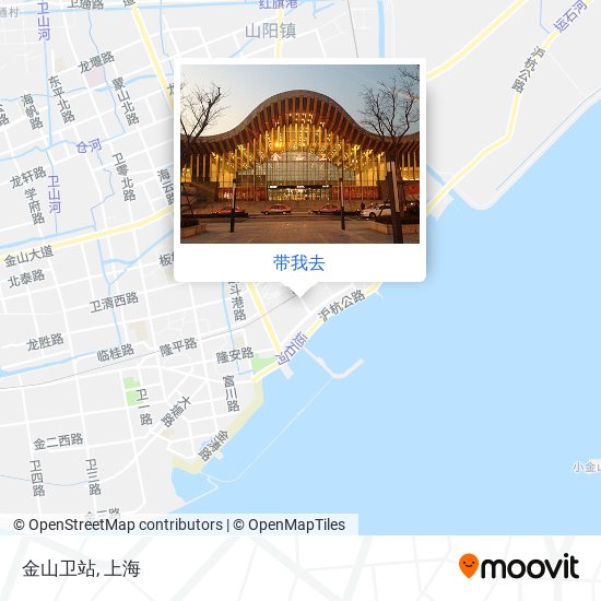 金山卫站地图