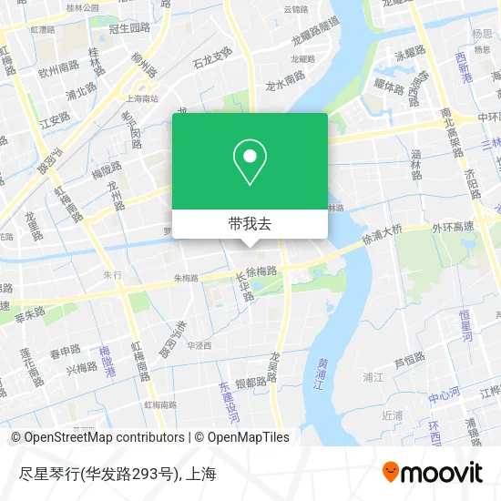 尽星琴行(华发路293号)地图