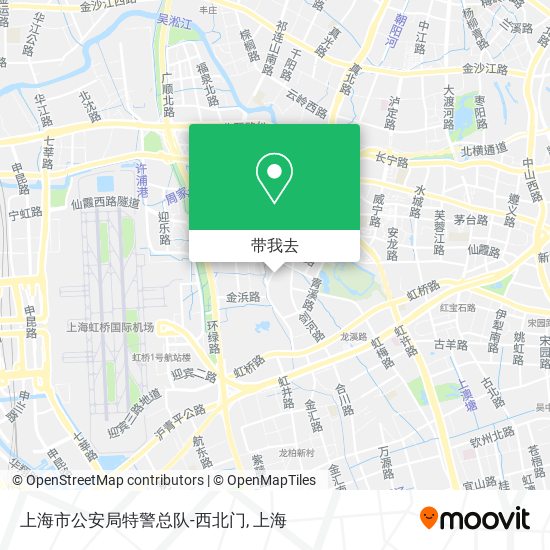 上海市公安局特警总队-西北门地图