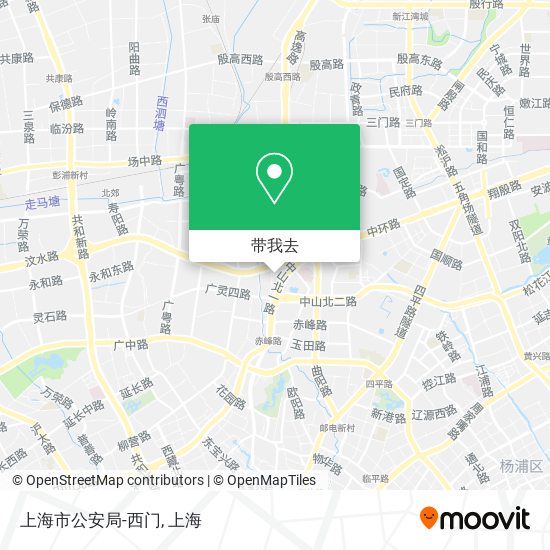 上海市公安局-西门地图