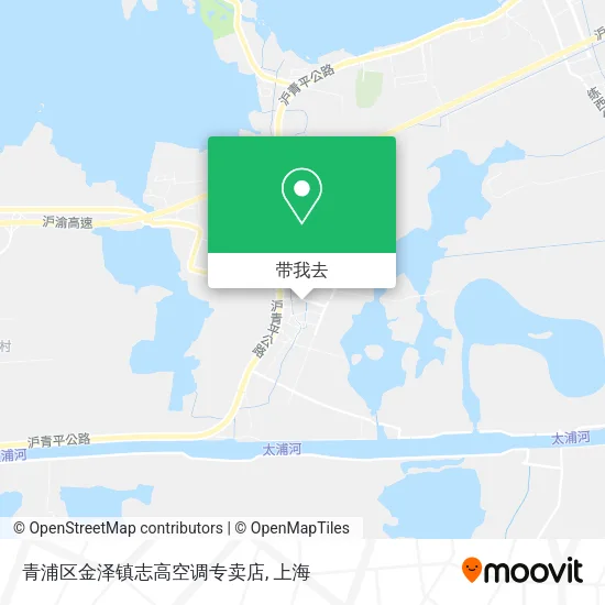 青浦区金泽镇志高空调专卖店地图